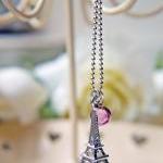 Eiffel Tower Necklace In Si..