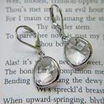 Sale. Matte Silver Frame Gl..