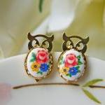 Fukuro Vintage Gold Owl Pos..